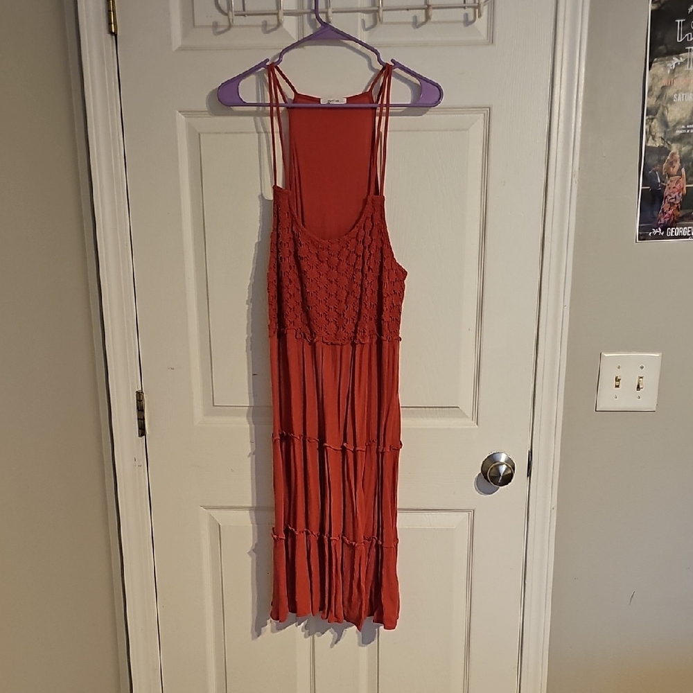 Maurices Red Sleeveless Dress